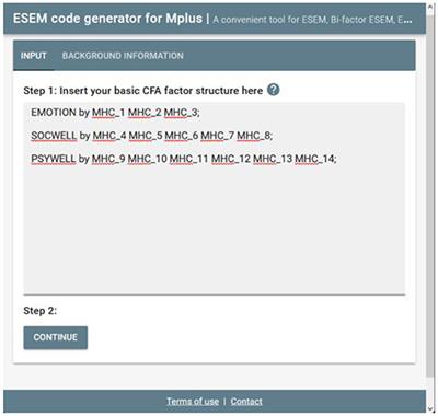 Exploratory Structural Equation Modeling: Practical Guidelines and Tutorial With a Convenient Online Tool for Mplus